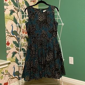 Emerald green A-Line Dress by Maison Jules